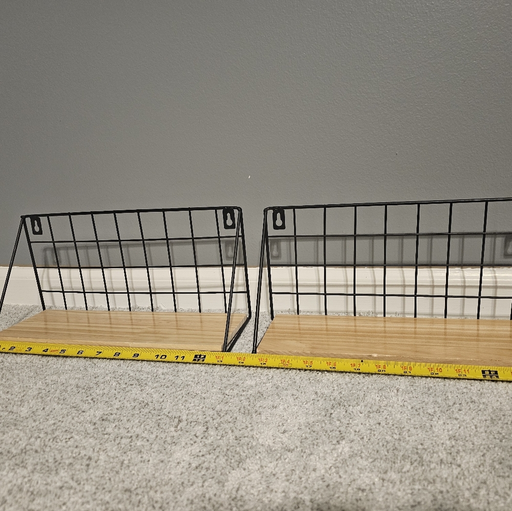 Set of two floating shelves